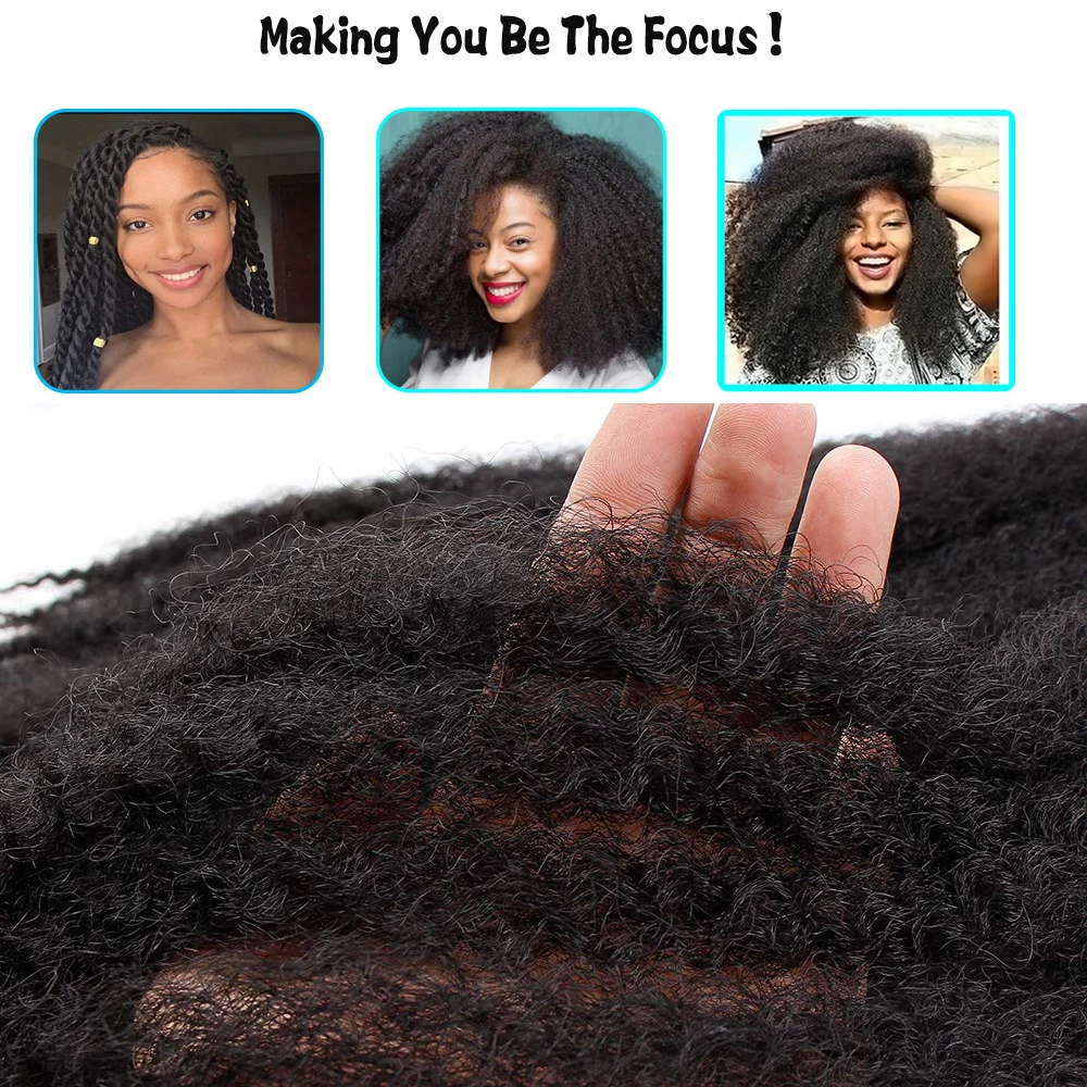 Марли крючком волосы для наращивания натурального черного цвета 18 дюймов синтетические воздушные косички Афро-африканские завитые косички SOKU.