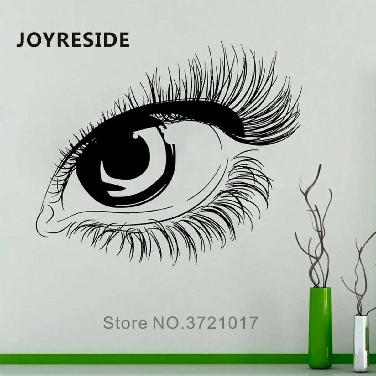 JOYRESIDE женский глаз Настенный декор салон красоты для дома Современное украшение