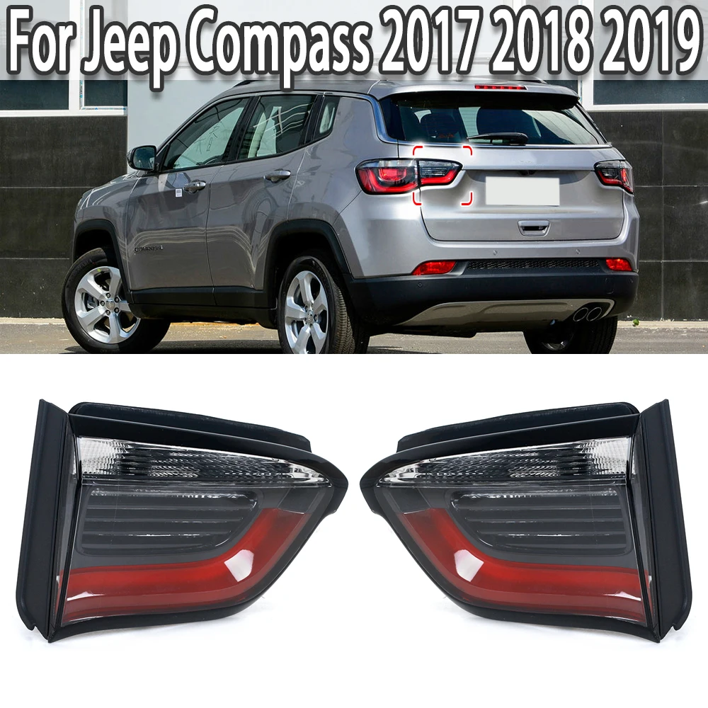 Araba arka kuyruk işık dönüş sinyali arka lambaları fren uyarı lambası Jeep pusula 2017 2018 için 2019 55112685AA 55112684AA