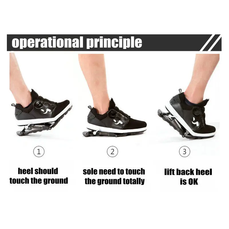 Механические кроссовки для бега похлопывающие весенние амортизирующие мужчин и