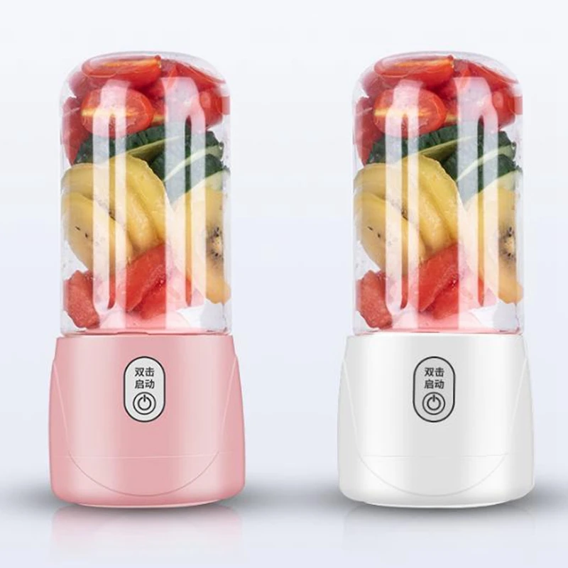 

6 Blades Portable Juicer Electric USB Rechargeable Smoothie Blender Machine Mixer Juice Cup Maker Fast Blenders