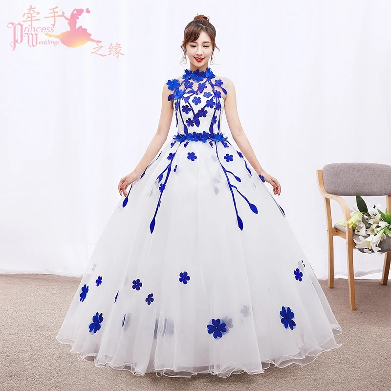 Бальное платье платья для девушек фиолетовое свадебное ручной работы с цветами