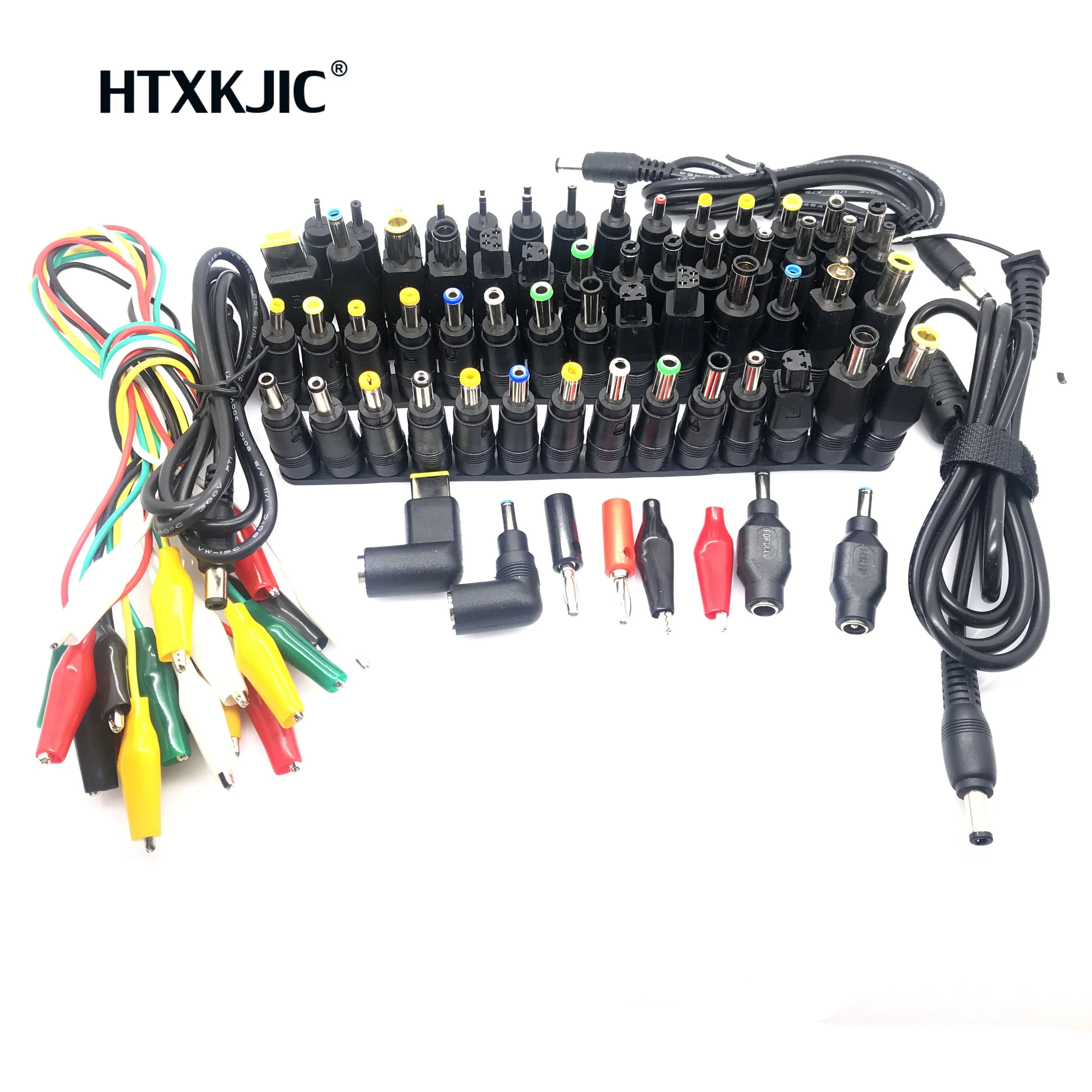 78pcs Universal Laptop AC DC Jack Power Supply Adapter Connector Plug for HP IBM Dell Apple Lenovo Acer To shiba Notebook Cable images - 6