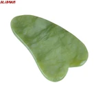 Массажер гуаша из натурального нефрита, массажер гуаша соскабливающая доска, инструмент для массажа, антистресс, уход за телом