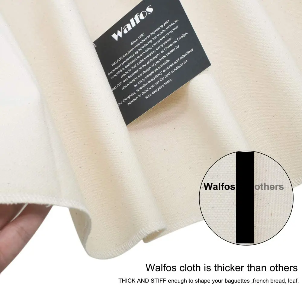 Толстая Ферментированная льняная ткань WALFOS тесто для варки сковородки хлеба