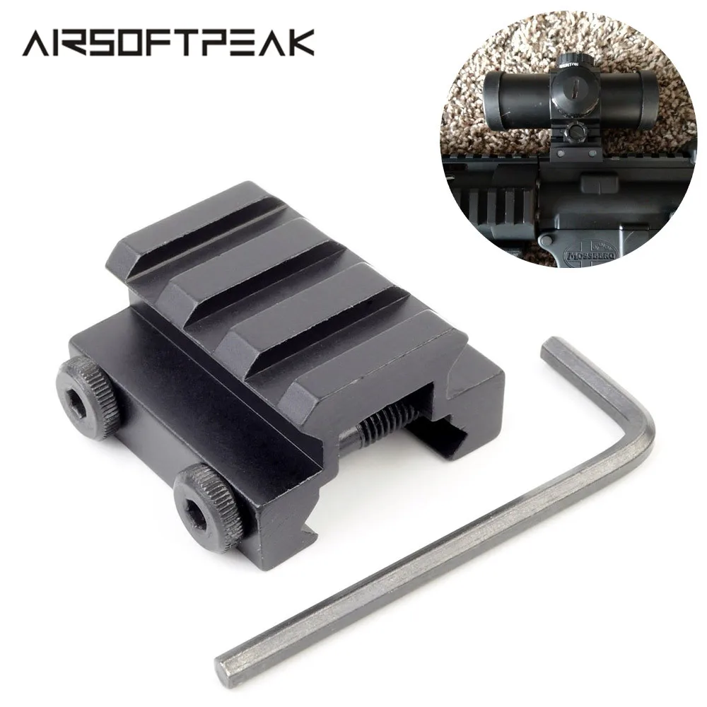 Эйрсофт 1/2&quot 3 слот Низкий Держатель фонарика для 20mm Уивер Пикатинский Винтовка
