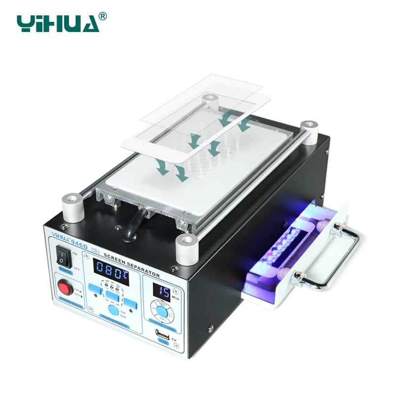 YIHUA 946D-III ЖК-дисплей сенсорный Экран Стекло сепаратор машина для ремонта