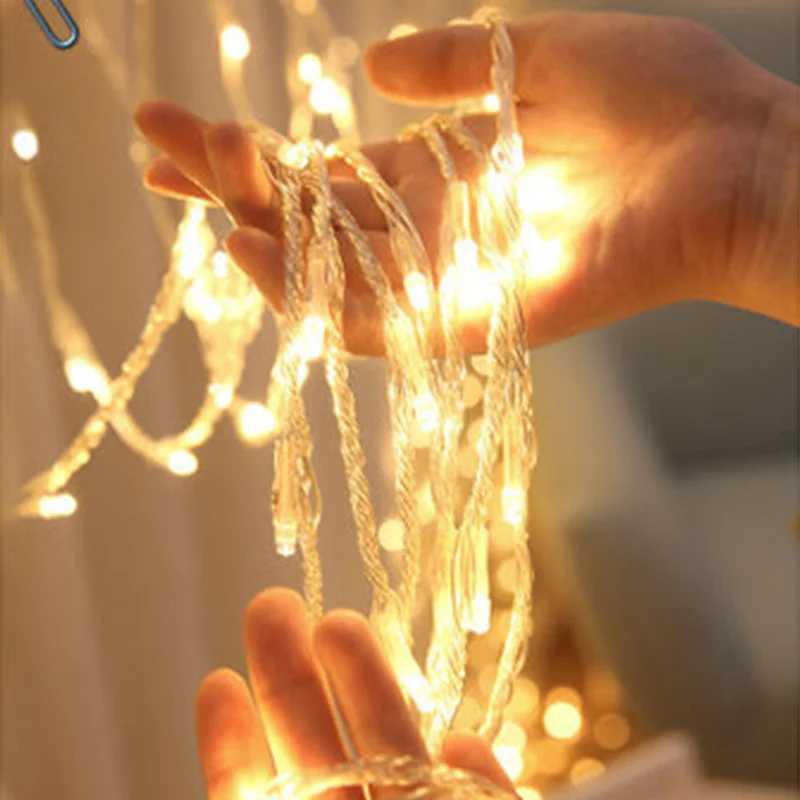 Новый 3X3M водопад Шторы светодиодные гирлянды светильник гирлянда поток воды