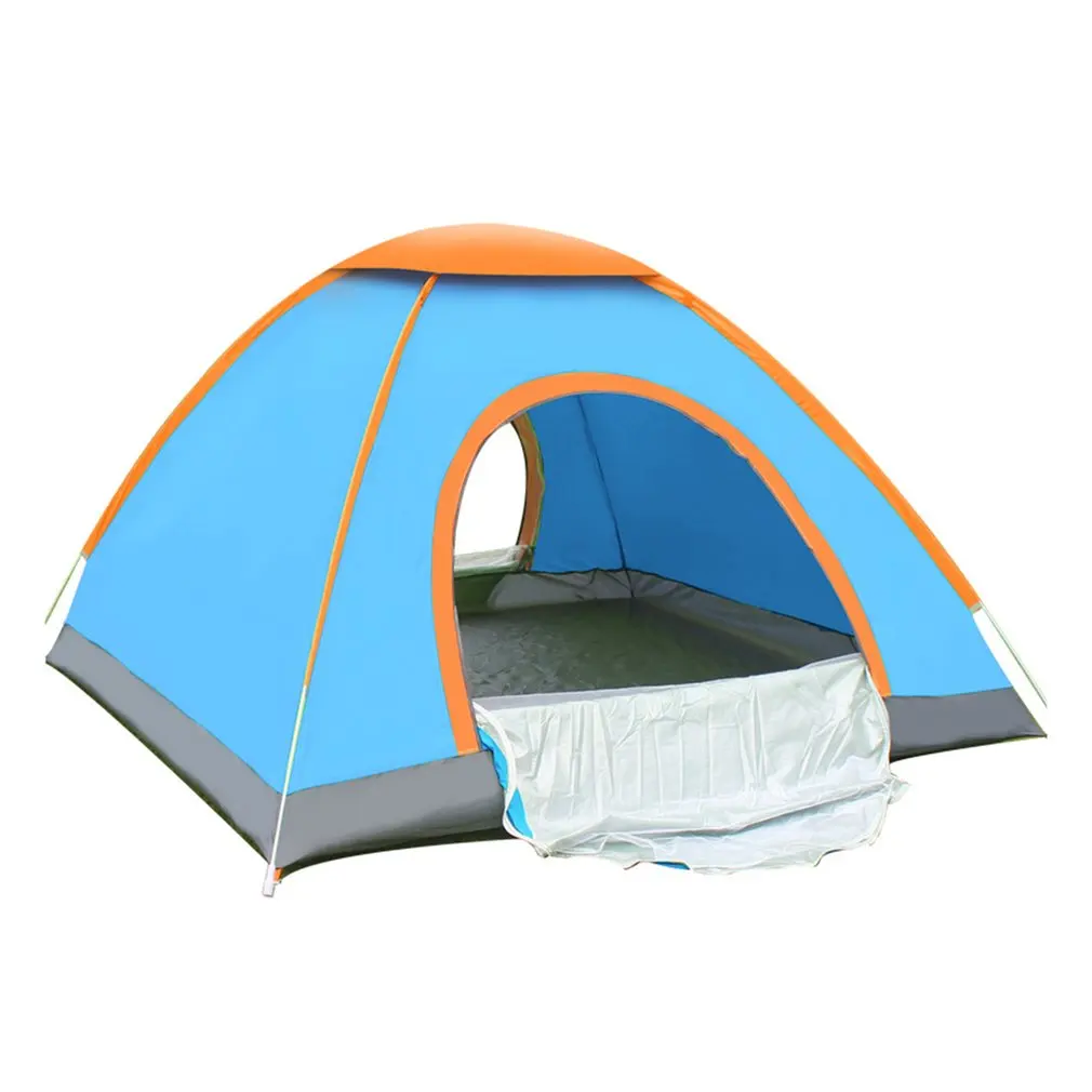 Открытый Ленивый Палатки Портативный 3 4 человек автоматическая палатка быстро