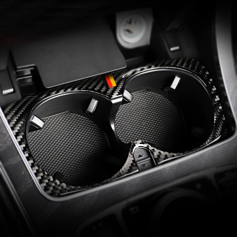 

Carbon fiber water cup holder for Mercedes-Benz C-class W205 C180 C200 C300 GLC260 car decoration