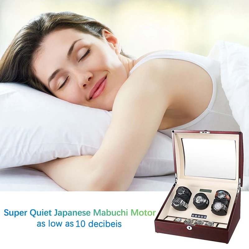 Чехол-подставка для часов автоматический вращающийся держатель с пятью моторами