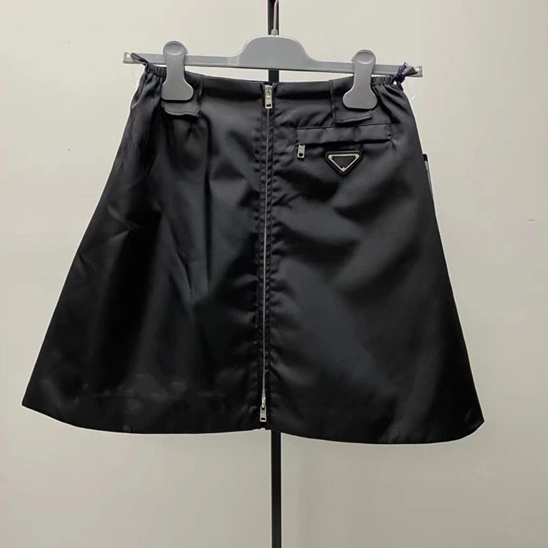 

2021 New Summer High Quality Ladies Skirt Fashion Solid Color Women Skirts Loose Casual Elegant Cotton Female Skirt T718