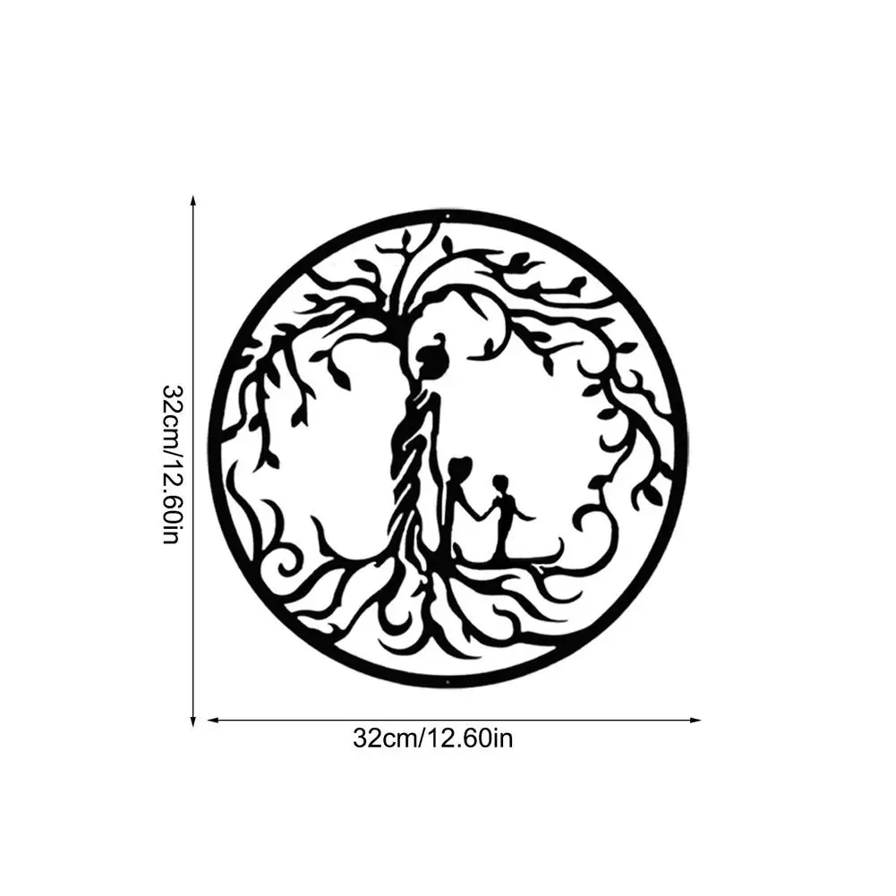 Металлическая настенная декоративная Декорация-Дерево жизни металлическая