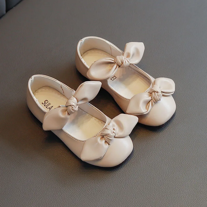 

Kids Bow College Style Princess Shoes Girls Casual Shoes Dance Shoes Autumn New Children Soft Sole Single Shoes Cute Fashion