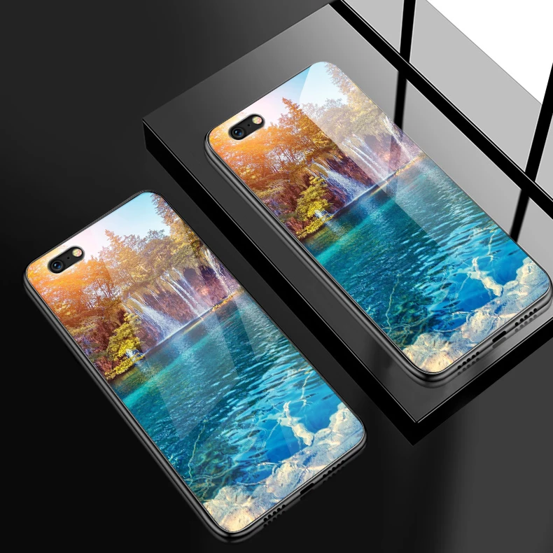 H121 Противоударный жесткий чехол для iPhone 5S, SE 6 6S 7 8 Plus XR XS MAX для Meizu M5 M6 M8 M9 Note 16th Plus Роскошный чехол из закаленного стекла - Цвет: H121