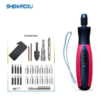 electric screwdriver cordless 2000mah rechargeable battery power tools set manual and automatic integrated led repair tools