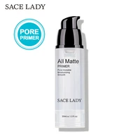 30ml sace lady face primer matte liquid base lighten pores cream oil control smooth fine lines brighten cosmetic nude foundation