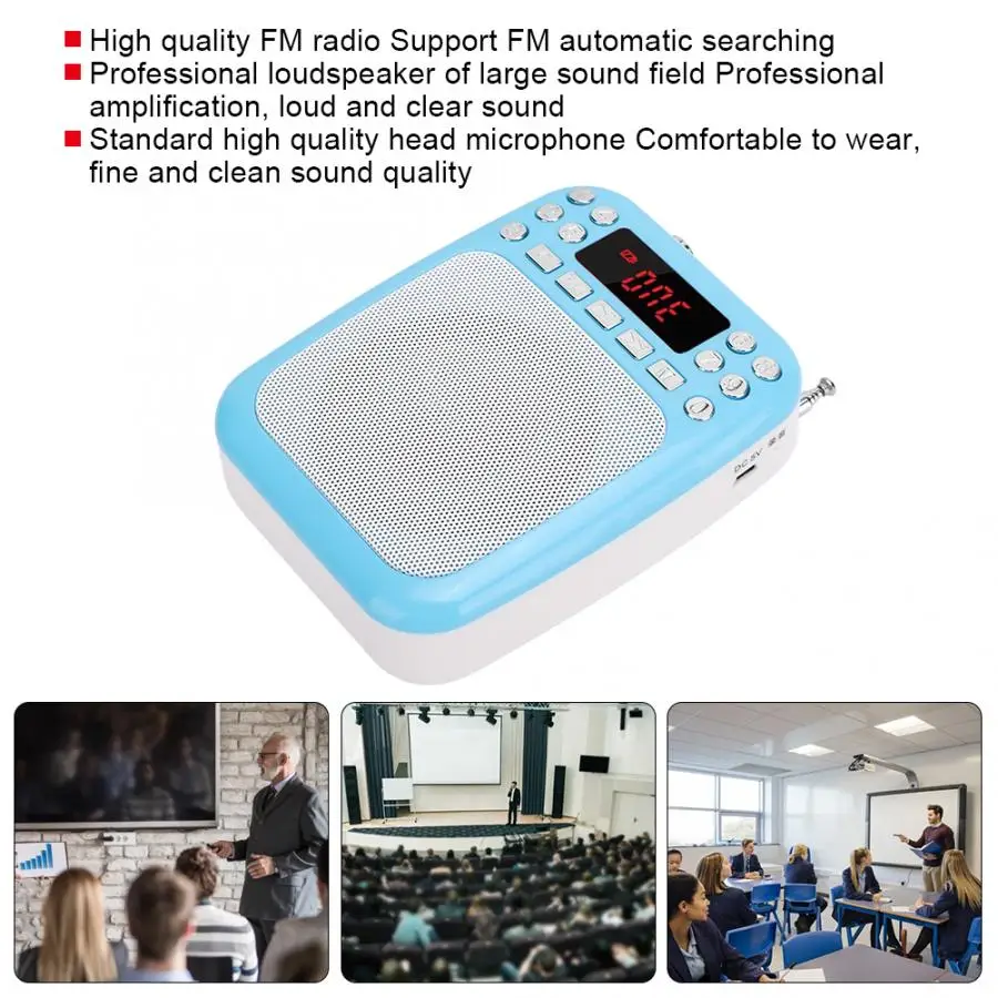 M301 портативный громкоговоритель FM радио динамик с функцией записи