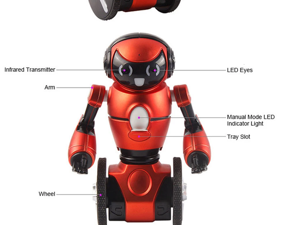 Origial WLtoys F1 2,4G RC игрушки робота 3-Axis Gyro интеллигентая(ый) гравитационный датчик баланс RC умный робот игрушка для детей