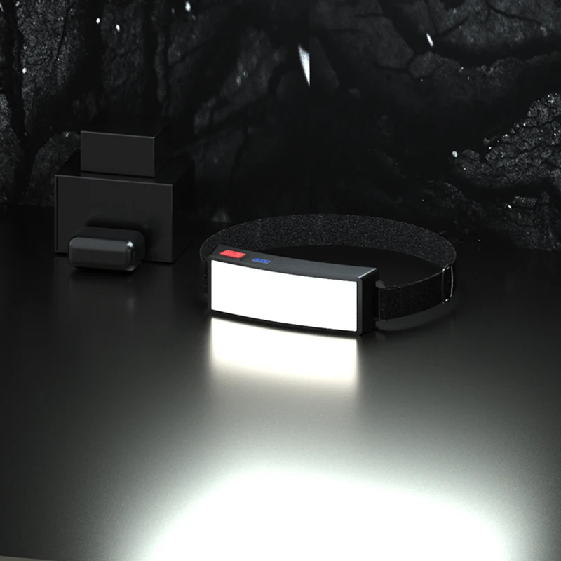 New Style Headlamp Portable Mini COB LED Headlight with Built-in Battery Flashlight USB Rechargeable Head Lamp Torch | Лампы и