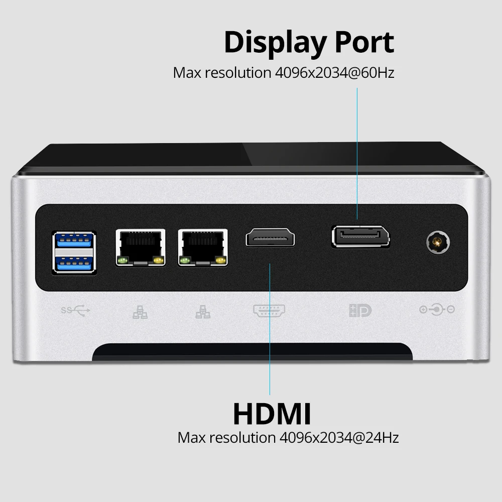 XCY мини-ПК Intel Core i9 9880H 8 ядер 16 Гб DDR4 1 ТБ M.2 SSD Windows 10 2 4G/5 0G WiFi 4K UHD HDMI DP двойной Ethernet