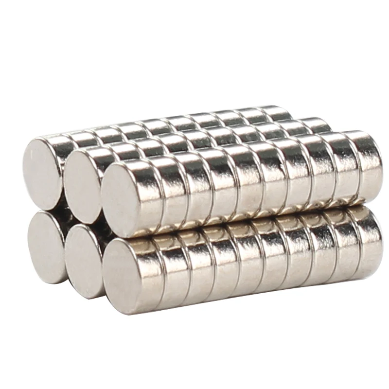 Круглый Мощный магнит NdFeB диаметром Ø 12 мм 1 5 2 3 4 6 толщиной редкоземельный сильный