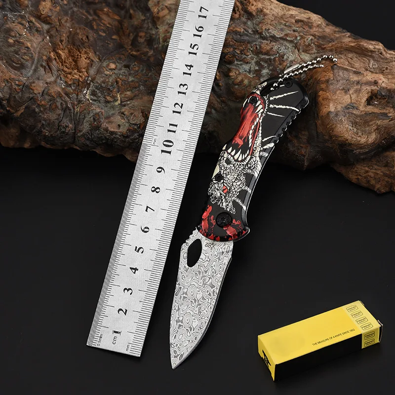 

Stainless Steel Outdoor Portable Pocket Knife Self-defense Folding Knife Field Multi-function Survival Tactical Saber