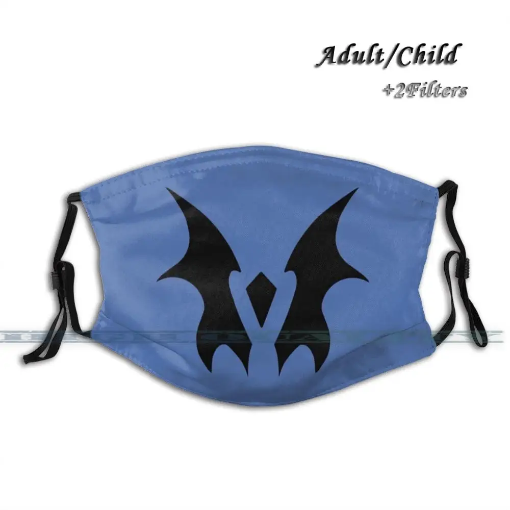

Horde ( She - Ra ) Symbol [ Blue Background ] Reusable Face Mask, Adjustable Washable Replaceable Fashion Fase Masks She Ra