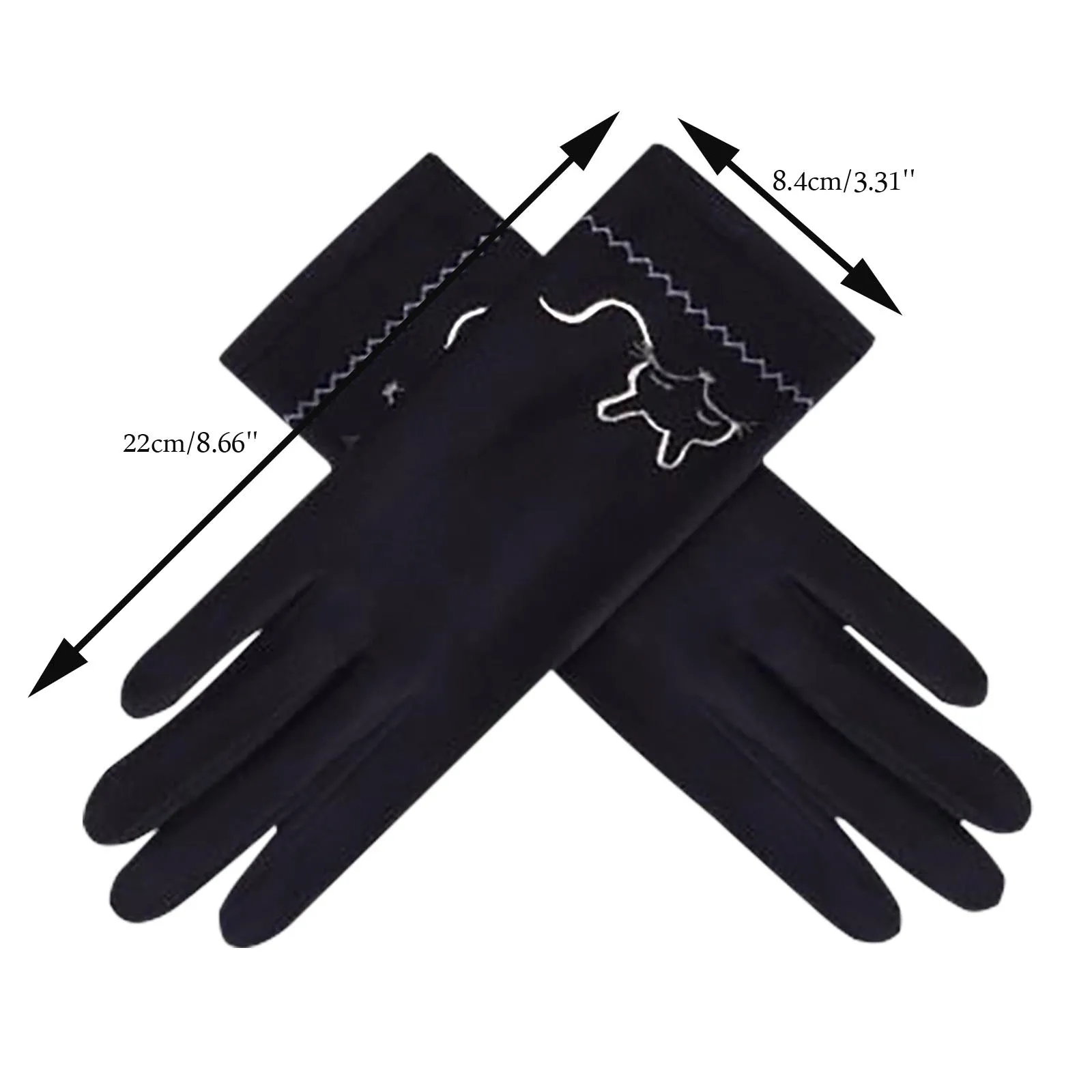 

Sagace 2021 New Gloves Winter Fasion Women Outdoor Plus Velvet Thicken Keep Warm Casual Windproof Gloves