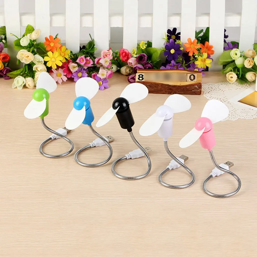

Flexible Mini USB Cooling Fan Cooler for Laptop Desktop PC Computer Portable Fan Low Noise and Low Power Consumption