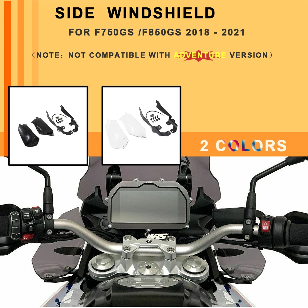 

New Motorcycle Upper Deflector Side Deflector Windshield Windshield 2018 2019 2020 2021 For BMW F850GS F850 GS F750GS F750 GS