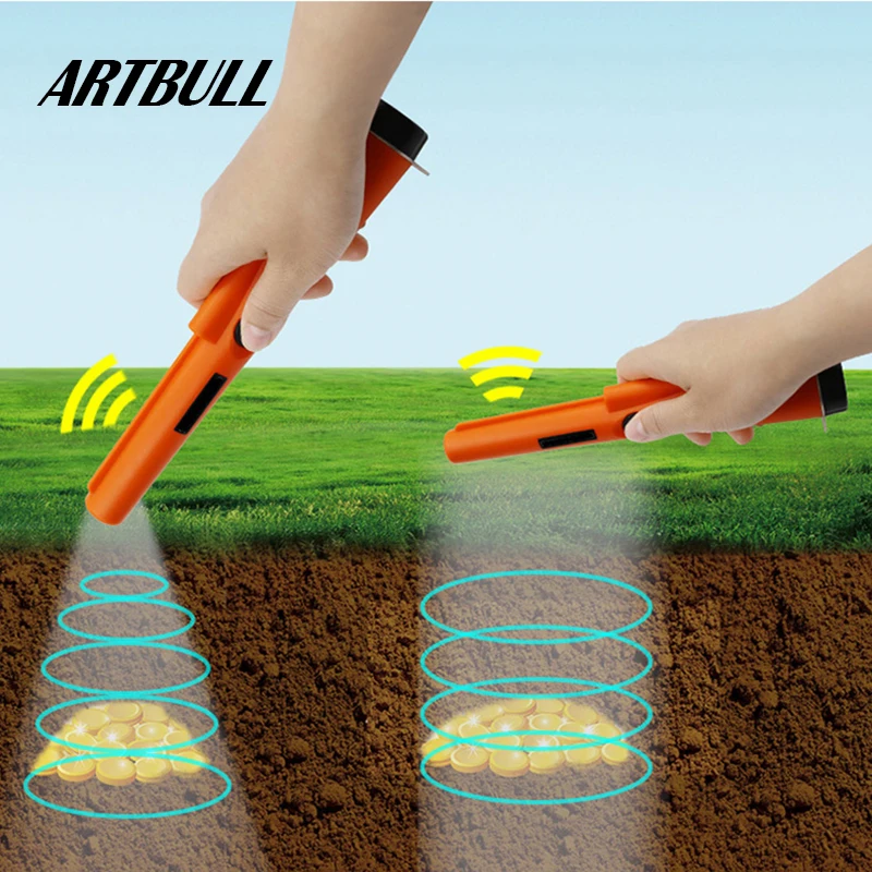 Ручной детектор металла 360 градусов поиск определить металлический искатель