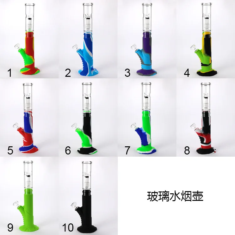 

Glass filter silica gel hookah glass hookah environmental protection silica gel smoking pipe
