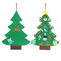 baby montessori toy diy felt christmas tree toddlers busy board xmas tree gift for boy girl door wall ornament decorations gifts