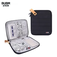 bubm universal travel electronic accessories cable organizer bag for usb data cable earphone wire pen power bank hard drive