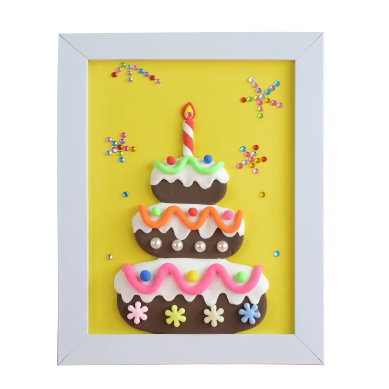 Детские развивающие игрушки ручной работы суперсветильник глина набор 3D