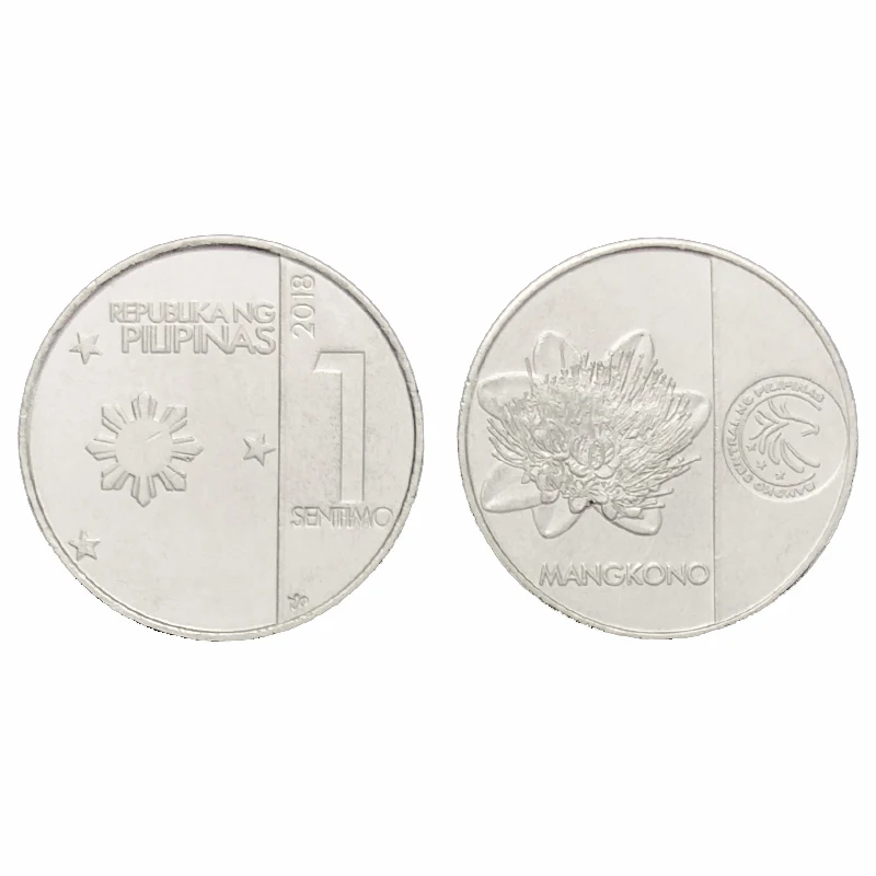 Филиппинские монеты 1 цент 2018 Юго-Восточной Азии 100% оригинальные Новинка | Дом и