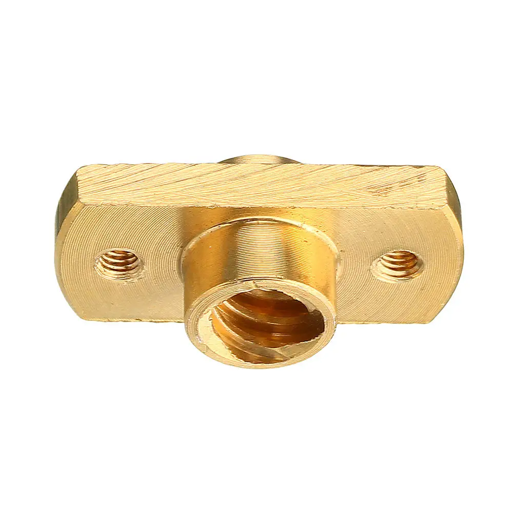 Creality 3D латунь T8 свинцовая гайка 8 мм шаг 2 для фотоэлементов Т образный винт