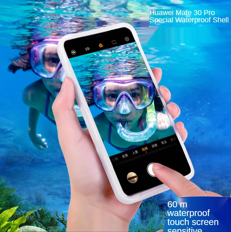 Водонепроницаемый чехол для Huawei мат 30 Pro мобильный телефон дайвинга подводного