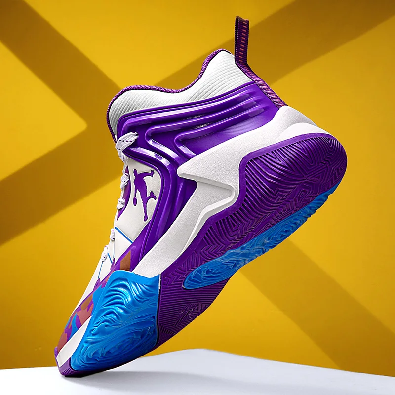 Новинка 2021 Баскетбольная обувь дышащая амортизирующая Нескользящая прочная