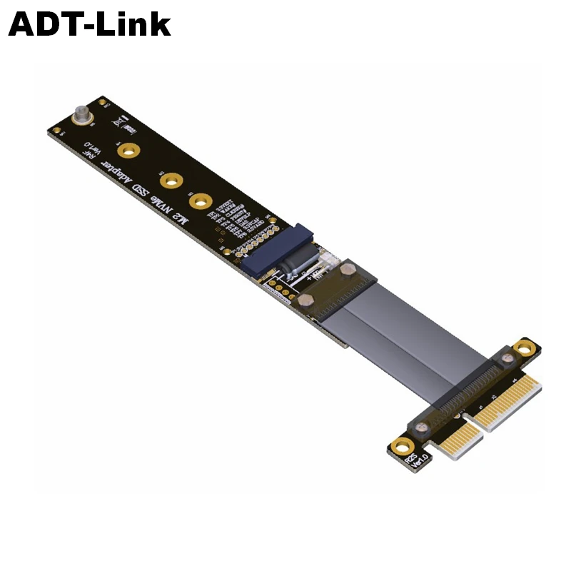 Удлинительный кабель M.2 NVMe SSD, Райзер для твердотельного накопителя R44SF/R24SF M2 на PCI-Express 3,0 X4 PCIE, полноскоростной 32G/bps M