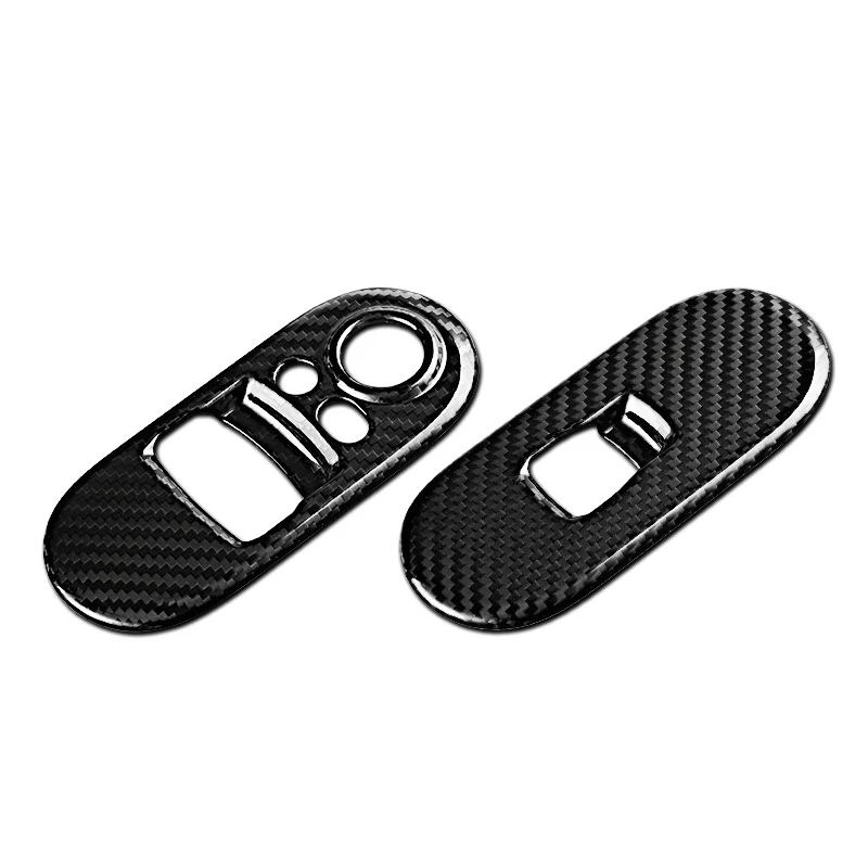 

Car Window Control Panel Cover Carbon fiber Sticker For MINI Cooper S F54 F55 F56 F57 F60 Car accessories interior car styling