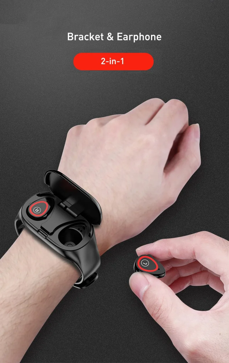 Diggro M1 Смарт-часы для женщин и мужчин с bluetooth-наушниками 2 в 1, монитор сердечного ритма и артериального давления, умные часы, спортивные часы