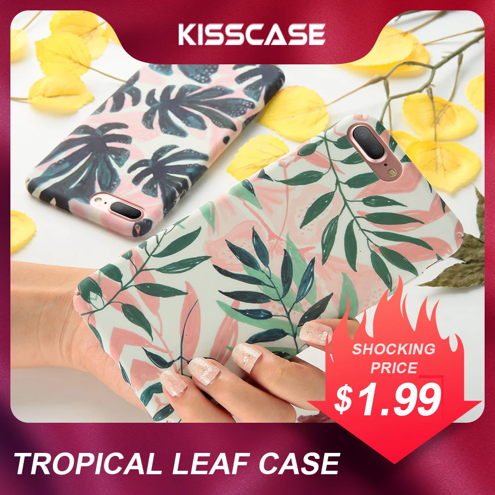 Мягкий ТПУ листья тропических растений чехол для Samsung Galaxy S8 S9 плюс S7 Note 9 8 J3 J5 2017 A3 A5