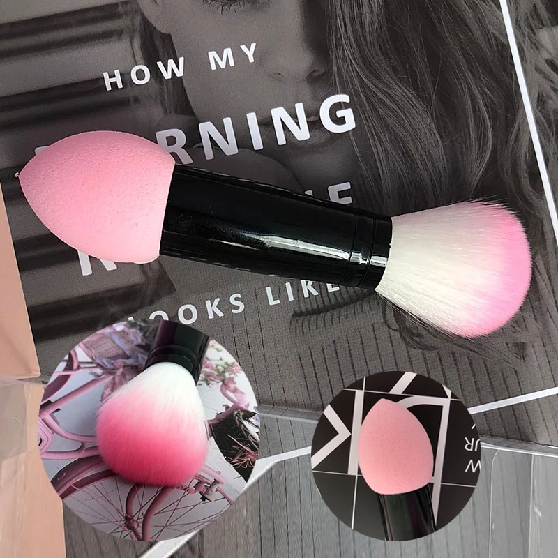 1 шт. профессиональная румяна нейлоновые кисти для макияжа металлические