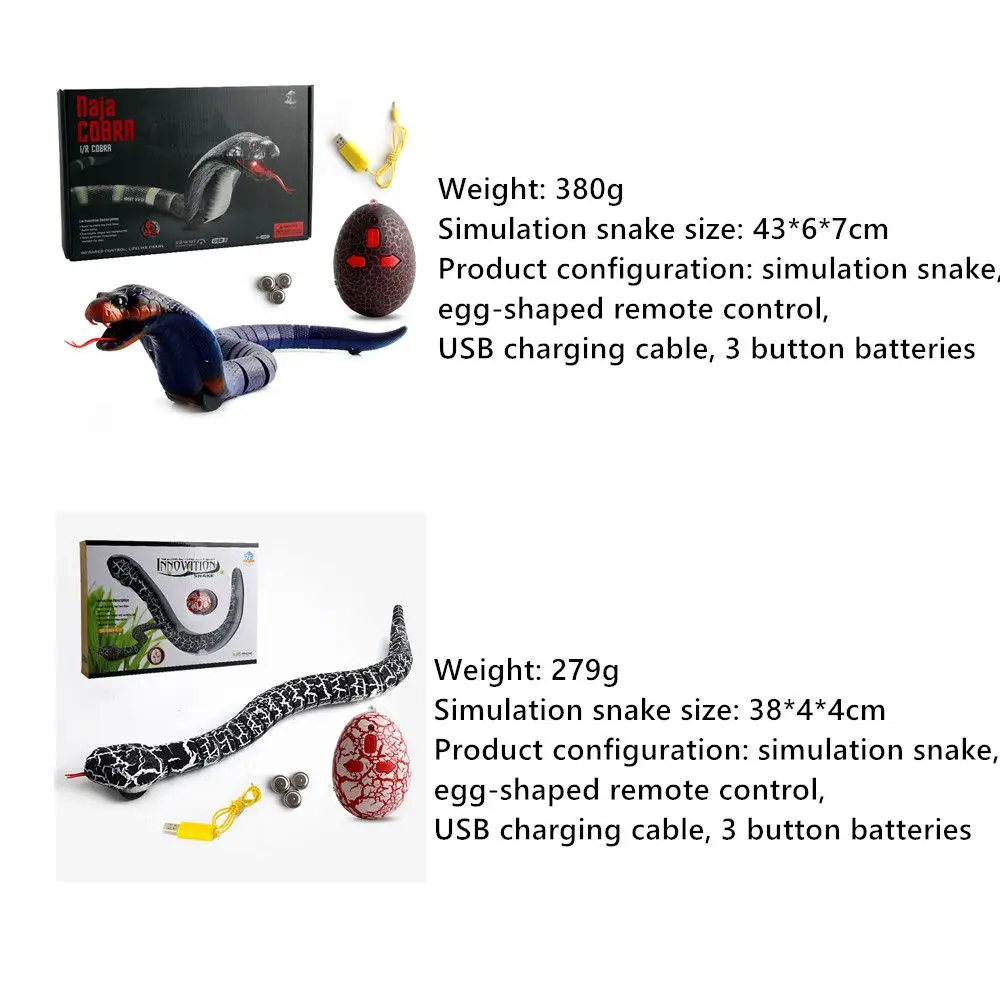 Новинка экзотические игрушки с инфракрасным датчиком змея дистанционным