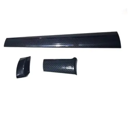 Аксессуары из углеродного волокна черного цвета интерьер ABS Decroation cover trims для Honda