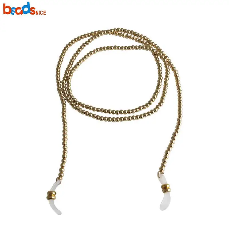 Beadsnice Gold Filled Beaded Eyeglass Chain For Men Women Sunglasses Chain Reading Glasses Chain Glasses Holder 39912
