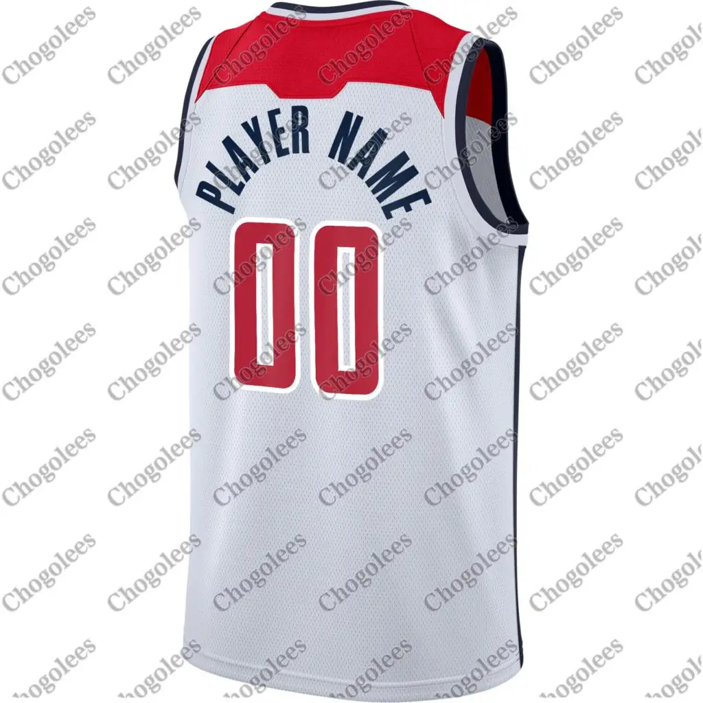 

Men Basketball Jersey Washington Swingman Custom Jersey Association Edition White
