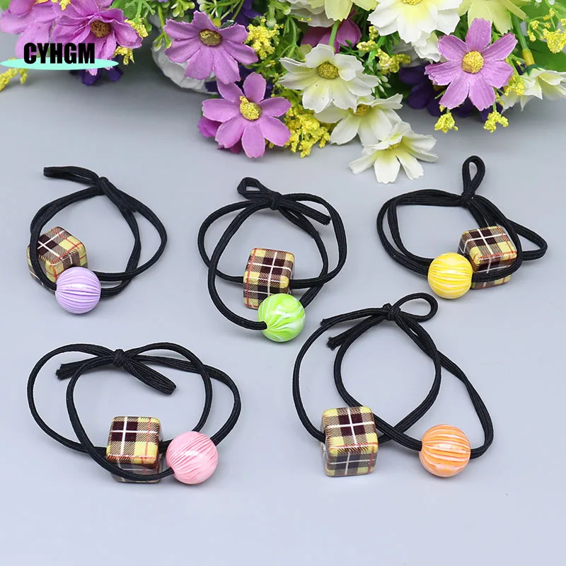 New Fashion amber Hair rope Accessories for Women Ultra-Stretch elastic hair bands Girls Band A01-3 |